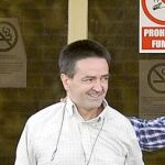 «Iñaki de Rentería», el pasado jueves, a su salida de la cárcel