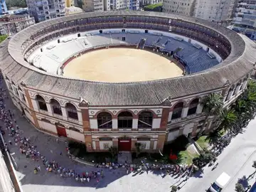 Imagen de la plaza de toros de La Malagueta Imagen de la plaza de toros de La Malagueta