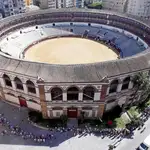 Imagen de la plaza de toros de La Malagueta