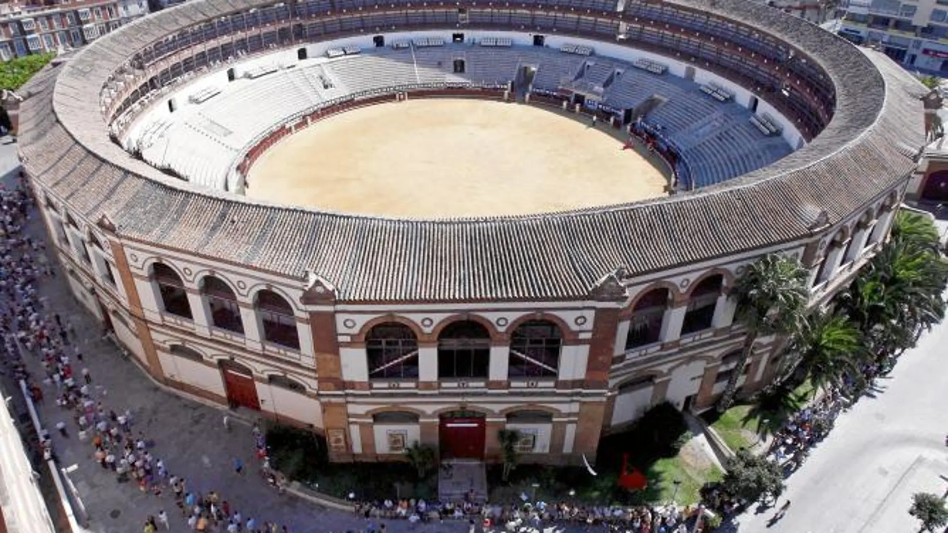 Imagen de la plaza de toros de La Malagueta