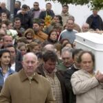 Entierro por la niña María Esther Jiménez Villegas