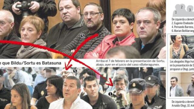 Mitin político de Otegi en la Audiencia Nacional