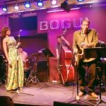 El cuarteto de Nicole Henry y Bob Sands durante una actuación en el Bogui en 2008, poco antes de cerrar