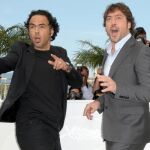 Iñárritu y Bardem, director y protagonista de «Biutiful», en su presentación en Cannes