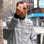 Nasreddine Ben Laidne Amir, a su entrada en la Audiencia Nacional antes del juicio de ayer