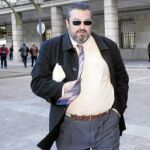 José Pardo, en una de sus comparecencias en los juzgados para el juicio del caso por el que fue condenado
