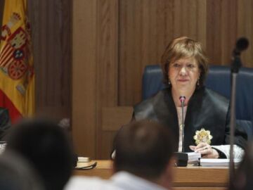 La magistrada de la Audiencia Nacional &Aacute;ngela Murillo, en un juicio