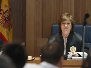 La magistrada de la Audiencia Nacional Ángela Murillo, en un juicio La magistrada de la Audiencia Nacional Ángela Murillo, en un juicio