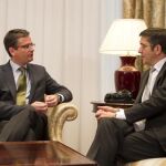 Basagoiti y López, durante la reunión mantenida esta mañana