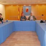 El presidente de la Comunidad, Ramón Luis Valcárcel, y el consejero de Educación, Formación y Empleo, Constantino Sotoca, presidieron el encuentro con los sindicatos