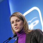 María Dolores de Cospedal, ayer tras la reunión del Comité Ejecutivo del PP