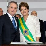 La presidenta brasileña, Dilma Rousseff, y su ex ministro de Agricultura, Wagner Rossi