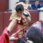 Perera, que ayer cortó dos orejas, en una imagen de archivo