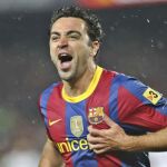 El centrocampista del FC Barcelona Xavi Hernández