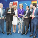 Aguirre destacó el trabajo en favor de la integración en la UE, así como los valores de los premiados
