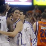 Los jugadores del Real Madrid