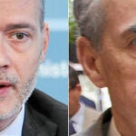 El actual secretario de Estado para la Seguridad, Antonio Camacho, asumirá Interior(d). Ramón Jáuregui compaginará el Ministerio de la Presidencia y la Portavocía del Ejecutivo (i)