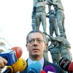El alcalde de Madrid, Alberto Ruiz-Gallardón, acudió ayer a Tarragona para participar en un acto del PP en Cataluña