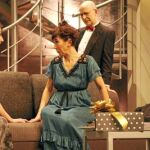 Gaudí, Navarro, Mosquera y Arestegui, en una escena de la obra