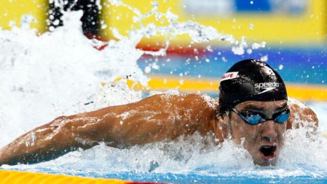 El nadador estadounidense Michael Phelps