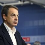 Fotografía facilitada por el PSOE del presidente del Gobierno, José Luis Rodríguez Zapatero