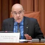 El conseller de Salut, Boi Ruiz, presentó ayer las líneas principales de su gestión para esta legislatura en la Comisión de Salud del Parlament