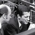El entonces presidente Adolfo Suárez, con Francisco Fernández Ordóñez