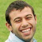 Javier Mascherano, en un entrenamiento con Argentina
