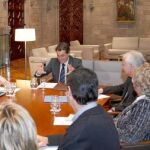 Artur Mas se reunió ayer con siete entidades para lanzar una ofensiva del modelo de inmersión lingüística en catalán