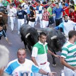 En encierro de los de Victorino participaron 2.500 personas y fue seguido por 9.000 espectadores