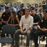 Otegi en la Audiencia Nacional el día que se dicto la sentencia del caso Baterague