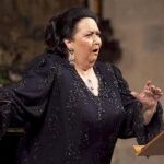 Monserrat Caballé en su actuación en Peralada