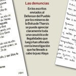 Mineros alertaron en 2003 y 2004 de irregularidades en prejubilaciones
