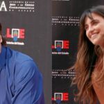 Bardem y Cruz, ayer, posaron con su estrella madrileña