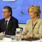 Granados, en una foto reciente junto a Esperanza Aguirre