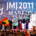 El Santo Padre junto a Rouco, en el encuentro con los voluntarios, alma de la JMJ