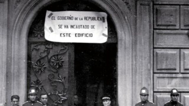 Imagen de un edificio incautado durante la República