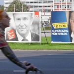 Carteles electorales inundan las calles de la capital alemana estos días