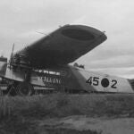 Los Fokker F-VII fueron los primeros aviones utilizados en el puente aéreo del Estrecho