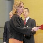 La ministra se reunió ayer con el Estado Mayor de la Defensa para hacer balance de la misión española en Libia