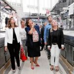 La alcaldesa de Valencia, la delegada del Gobierno y la concejala de Comercio visitaron las obras del Mercado