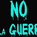 La pegatina «No a la guerra» que diseñó Pilar Ordóñez