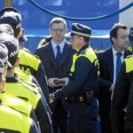 Gallardón acompañó ayer a los agentes de la Policía Municipal en el día de su patrón sendam propublis An vituspe fecesses