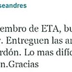 El cocinero escribió en su Twitter este mensaje, que ayer había desaparecido de su perfil, aunque no una contestación al respecto