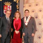 La consejera María José Salgueiro, el presidente de Maestres, César Boal, y los premiados Luis del Olmo y Alberto Cándido López