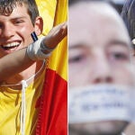Ilusionados Firmes en la fe. Dos millones de jóvenes procedentes de todo el mundo tomaron Madrid en una fiesta de esperanza. Indignados. Fueron su reverso. En su enfrentamiento con los peregrinos mostraron su peor cara.