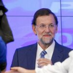 El líder del PP, ayer en la Junta Directiva Nacional