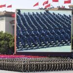 Tropas de las Fuerzas Especiales desfilan en una parada militar con motivo del Día Nacional en Pekín