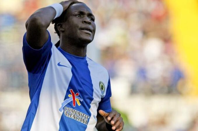 Royston Drenthe durante su etapa en el Hércules.