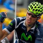 El ciclista portugués Rui Costa (Movistar Team)